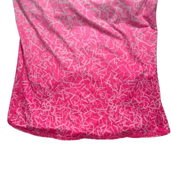 NIKE Womens Advantage Printed Tank - Pink /White sz - Picture 5 of 12